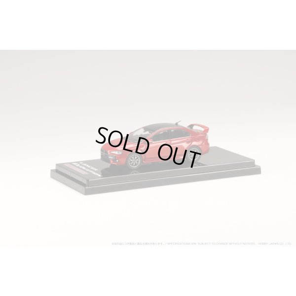 画像2: Hobby JAPAN 1/64 Mitsubishi Lancer Evolution 10 Final Edition Red Metallic / Carbon Roof