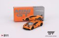 MINI GT 1/64 Lamborghini Huracán STO Borealis Orange (RHD)