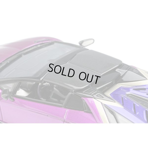 画像7: EIDOLON COLLECTION 1/43 Lamborghini Aventador SVJ Roadster 2020 Ad Personam 2 tone paint Viola Fineo / Viola Hestia Limited 150 pcs.