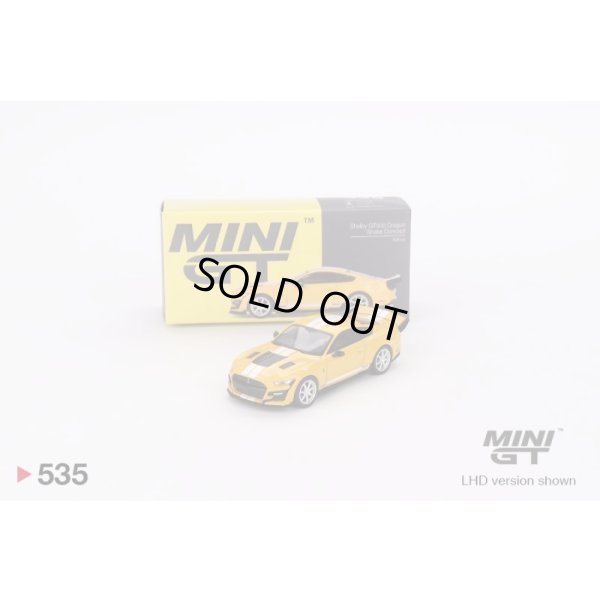 画像1: MINI GT 1/64 Shelby GT500 Dragon Snake Concept Yellow (LHD)