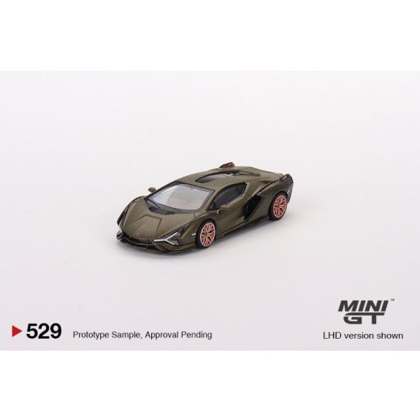 画像1: MINI GT 1/64 Lamborghini Cyan FKP 37 Presentation (LHD)