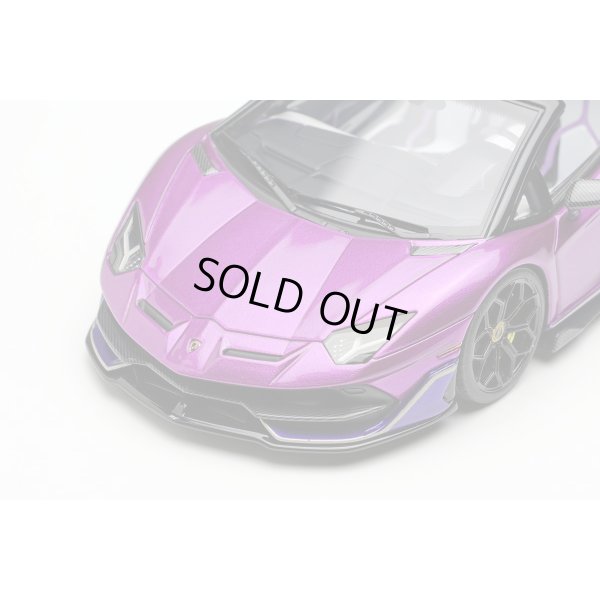 画像9: EIDOLON COLLECTION 1/43 Lamborghini Aventador SVJ Roadster 2020 Ad Personam 2 tone paint Viola Fineo / Viola Hestia Limited 150 pcs.
