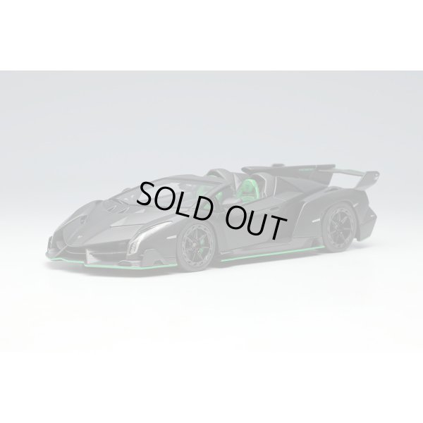 画像2: EIDOLON COLLECTION 1/43 Lamborghini Veneno Roadster 2015 Matte Black Limited 80 pcs.