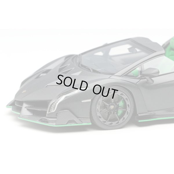 画像10: EIDOLON COLLECTION 1/43 Lamborghini Veneno Roadster 2015 Matte Black Limited 80 pcs.