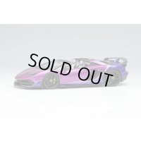 EIDOLON COLLECTION 1/43 Lamborghini Aventador SVJ Roadster 2020 Ad Personam 2 tone paint Viola Fineo / Viola Hestia Limited 150 pcs.