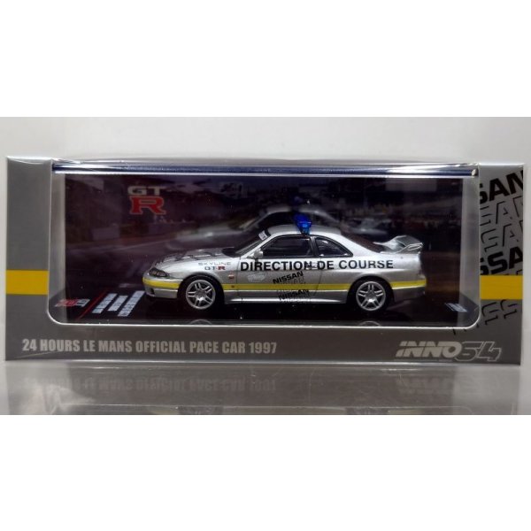 画像1: INNO Models 1/64 Nissan Skyline GT-R (R33) Le Mans 24 Hours Official Safety Car 1997