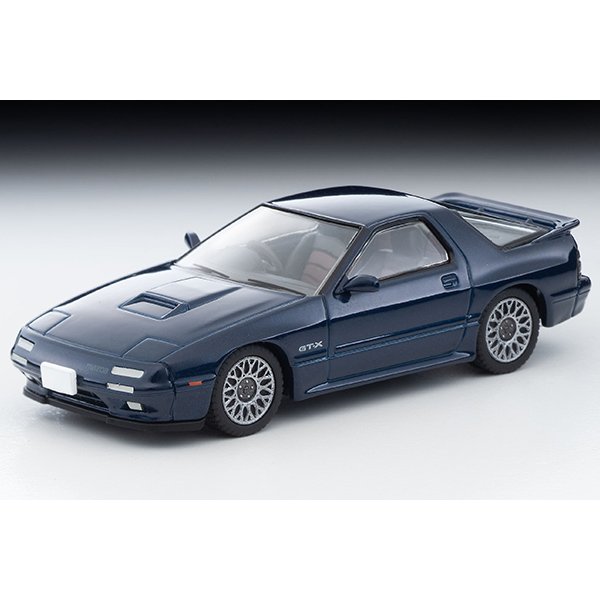 画像1: TOMYTEC 1/64 Limited Vintage NEO Mazda Savanna RX-7 GT-X (Dark Blue) '90