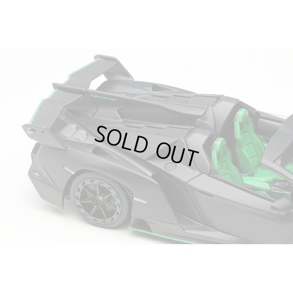 画像8: EIDOLON COLLECTION 1/43 Lamborghini Veneno Roadster 2015 Matte Black Limited 80 pcs.