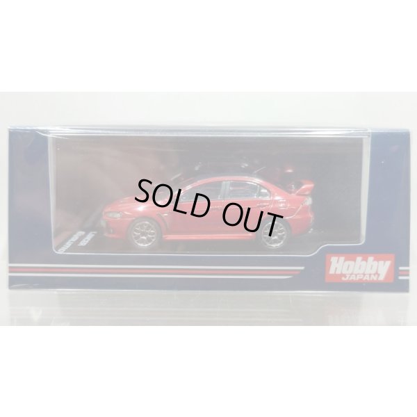 画像1: Hobby JAPAN 1/64 Mitsubishi Lancer Evolution 10 Final Edition Red Metallic / Carbon Roof