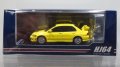 Hobby JAPAN 1/64 Mitsubishi Lancer GSR EVOLUTION 7 with Dandelion Yellow Engine Display Model