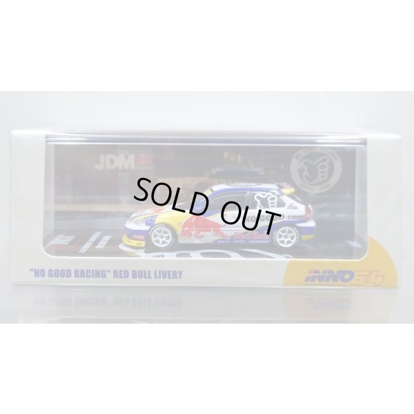 画像1: INNO Models 1/64 Honda Civic Type-R (EK9) "No Good Racing" "Red Bull"