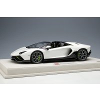 EIDOLON 1/18 Lamborghini Aventador LP780-4 Ultimae Roadster 2021 (Leirion Wheel) Bianco Opalis / Black Limited 50 pcs.