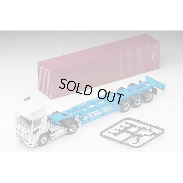 画像10: TOMYTEC 1/64 Limited Vintage NEO Hino Profia 40ft Marine Container Trailer （東邦車輛TC36H1C34）(Silver) 