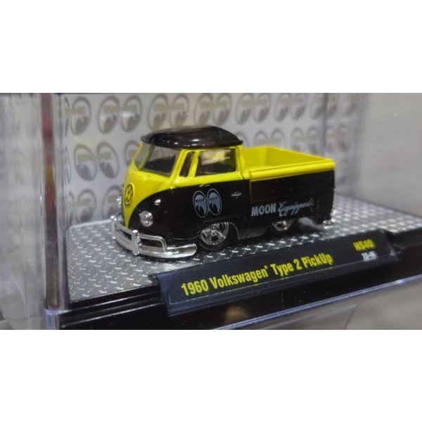 画像3: M2 Machines 1/64 1960 VW Single Cab Truck "MOONEYES" - Gloss Black