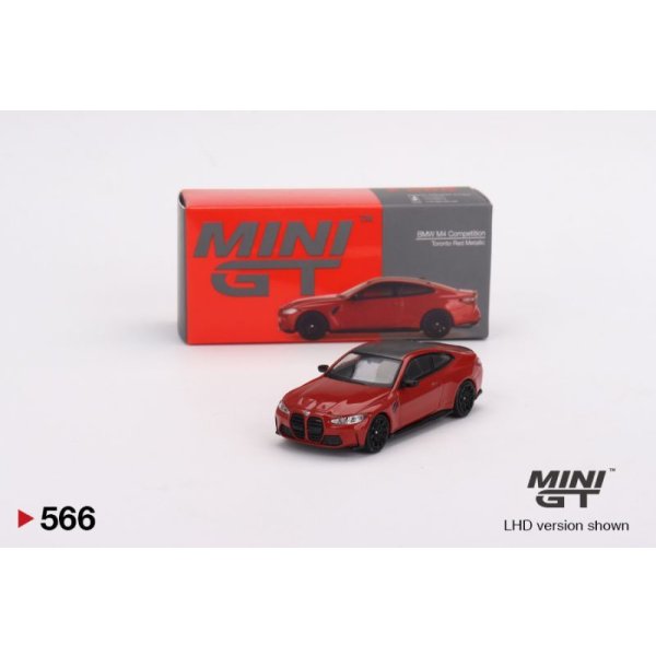 画像1: MINI GT 1/64 BMW M4 Competition (G82) Toronto Red Metallic (RHD)