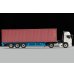 画像4: TOMYTEC 1/64 Limited Vintage NEO Hino Profia 40ft Marine Container Trailer （東邦車輛TC36H1C34）(Silver)  (4)