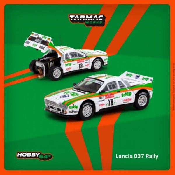 画像1: Tarmac Works 1/64 Lancia 037 Rally Rallye Sanremo 1983