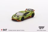 MINI GT 1/64 Lamborghini Huracán STO Verde Citrea (RHD)
