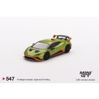 MINI GT 1/64 Lamborghini Huracán STO Verde Citrea (RHD)