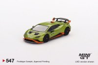 MINI GT 1/64 Lamborghini Huracán STO Verde Citrea (RHD)