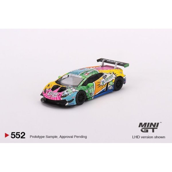 画像1: MINI GT 1/64 Lamborghini Huracán GT3 EVO #19 GEAR Racing 2020 IMSA Daytona 24 Hrs (LHD)