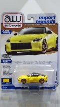 auto world 1/64 2023 Nissan Z Ikazuchi Yellow/Black