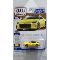 auto world 1/64 2023 Nissan Z Ikazuchi Yellow/Black