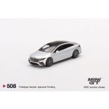 MINI GT 1/64 Mercedes-Benz EQS 580 4MATIC Silver Metallic (RHD)