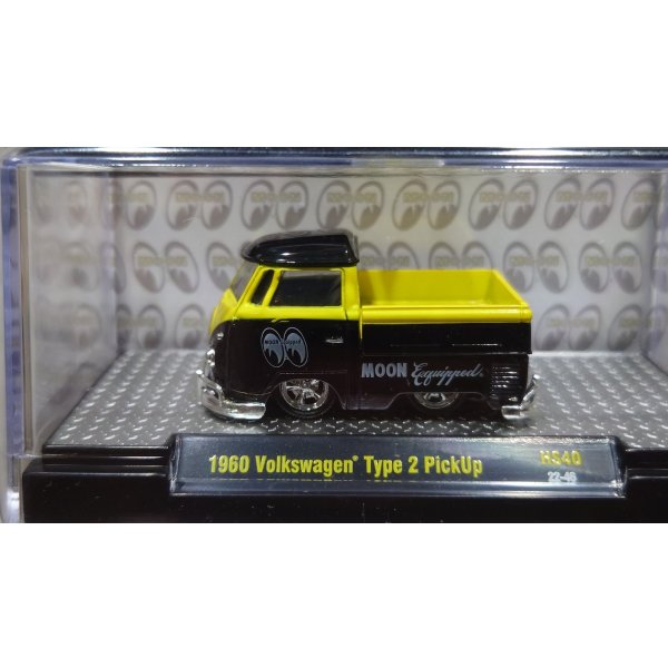 画像2: M2 Machines 1/64 1960 VW Single Cab Truck "MOONEYES" - Gloss Black