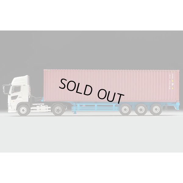 画像3: TOMYTEC 1/64 Limited Vintage NEO Hino Profia 40ft Marine Container Trailer （東邦車輛TC36H1C34）(Silver) 