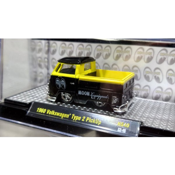 画像4: M2 Machines 1/64 1960 VW Single Cab Truck "MOONEYES" - Gloss Black
