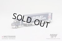 MINI GT 1/64 Shelby Transporter Set Western Star 49X Racing Transporter (LHD)/Shelby GT500 SE Widebody Ford Performance Blue (LHD)