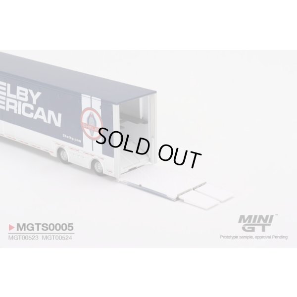 画像5: MINI GT 1/64 Shelby Transporter Set Western Star 49X Racing Transporter (LHD)/Shelby GT500 SE Widebody Ford Performance Blue (LHD)