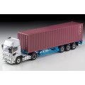 TOMYTEC 1/64 Limited Vintage NEO Hino Profia 40ft Marine Container Trailer （東邦車輛TC36H1C34）(Silver) 