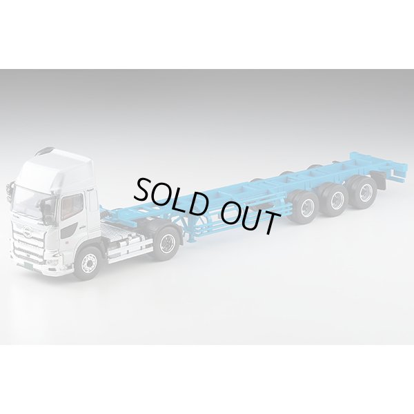 画像8: TOMYTEC 1/64 Limited Vintage NEO Hino Profia 40ft Marine Container Trailer （東邦車輛TC36H1C34）(Silver) 
