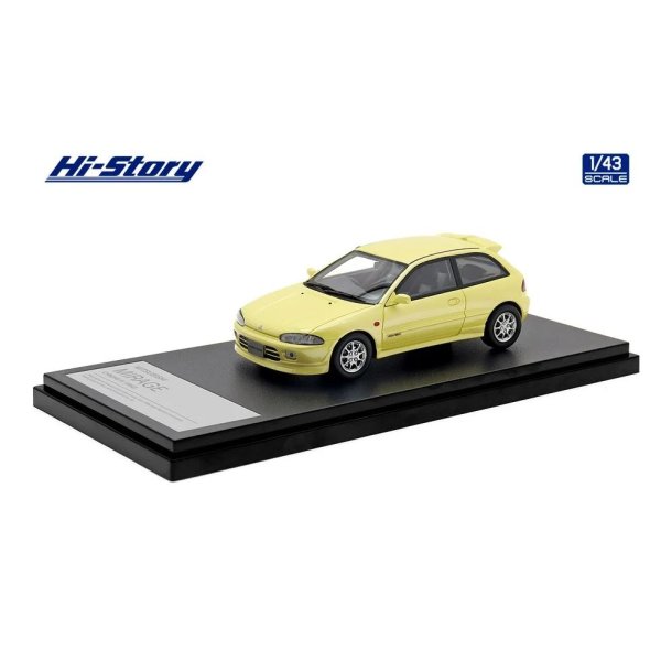 画像2: Hi Story 1/43 MITSUBISHI MIRAGE CYBORG-R (1992) Champagne Yellow