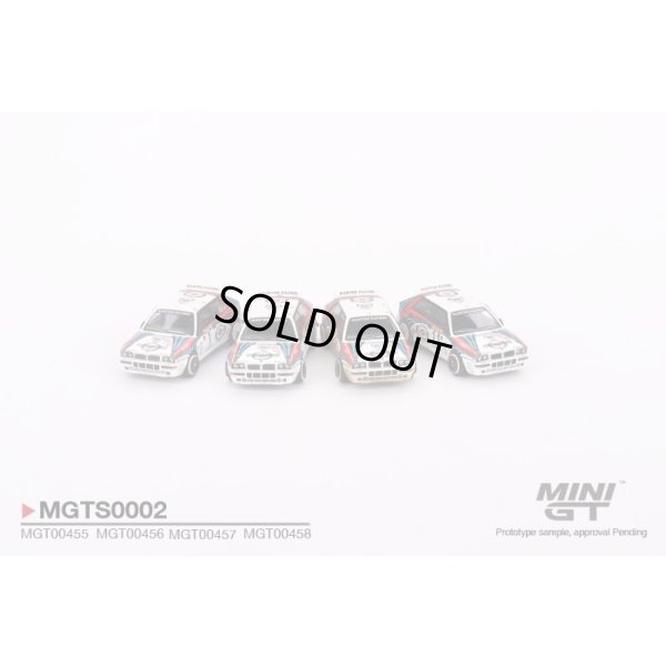 画像2: MINI GT 1/64 Lancia Delta HF Integrale Evoluzione 1992 Rally MonteCarlo Martini Racing (LHD) 4 Cars Set