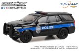 GREEN LiGHT EXCLUSIVE 1/64 2022 Chevrolet Tahoe Police Pursuit Vehicle PPV Tim Lally Chevrolet Warrensville Heights Ohio