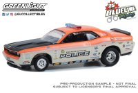 GREEN LiGHT EXCLUSIVE 1/64 2008 Dodge Challenger R/T - Edmonton Police, Edmonton, Alberta, Canada - Blue Line Racing 25