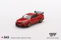 MINI GT 1/64 Nissan GT-R (R34) Tommykaira R-z Red (RHD)