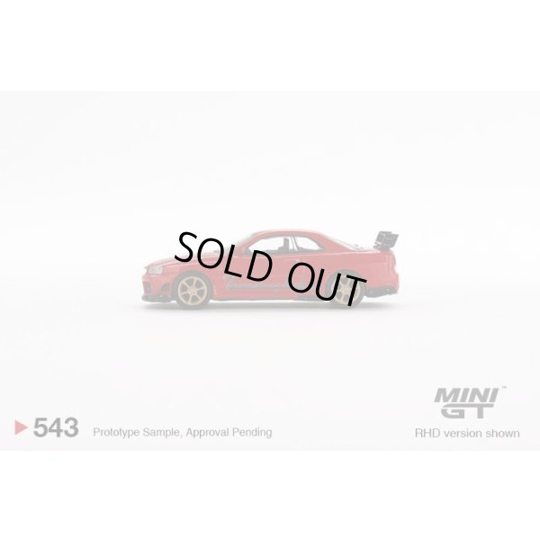 画像3: MINI GT 1/64 Nissan GT-R (R34) Tommykaira R-z Red (RHD)