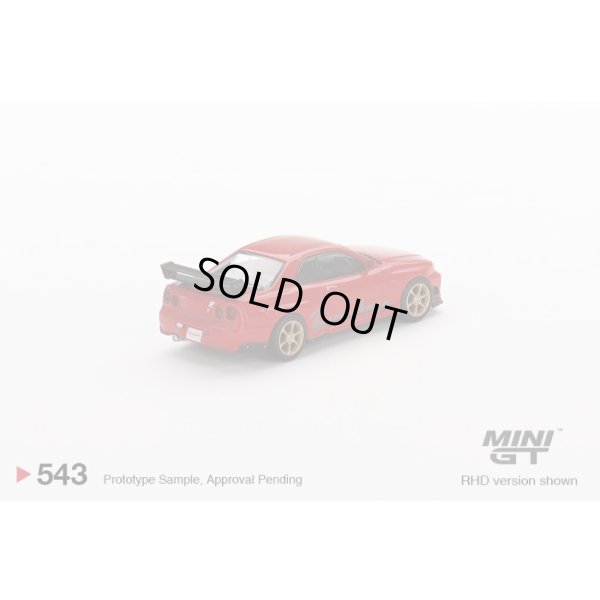 画像2: MINI GT 1/64 Nissan GT-R (R34) Tommykaira R-z Red (RHD)