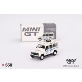 MINI GT 1/64 Land Rover Defender 110 1991 Safari Rally Martini Racing Support Vehicle (LHD)