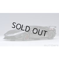 AUTOart 1/18 Lamborghini Aventador SVJ (Nero Nemesis)