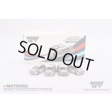 MINI GT 1/64 Lancia Delta HF Integrale Evoluzione 1992 Rally MonteCarlo Martini Racing (LHD) 4 Cars Set