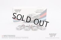 MINI GT 1/64 Lancia Delta HF Integrale Evoluzione 1992 Rally MonteCarlo Martini Racing (LHD) 4 Cars Set