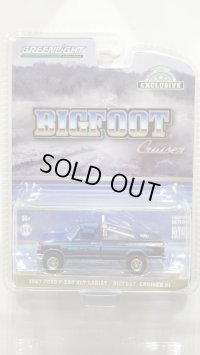GREEN LiGHT EXCLUSIVE 1/64 1987 Ford F-250 XLT Lariat - Bigfoot Cruiser #1 Ford, Scherer Truck Equipment and Bigfoot 4x4