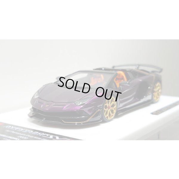画像9: EIDOLON 1/43 Lamborghini Aventador SVJ Roadster 2020 2 tone paint Alba Cielo / Metallic Black Limited 35 pcs.