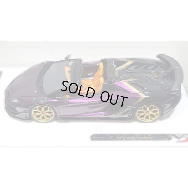 画像4: EIDOLON 1/43 Lamborghini Aventador SVJ Roadster 2020 2 tone paint Alba Cielo / Metallic Black Limited 35 pcs.