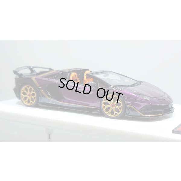 画像5: EIDOLON 1/43 Lamborghini Aventador SVJ Roadster 2020 2 tone paint Alba Cielo / Metallic Black Limited 35 pcs.